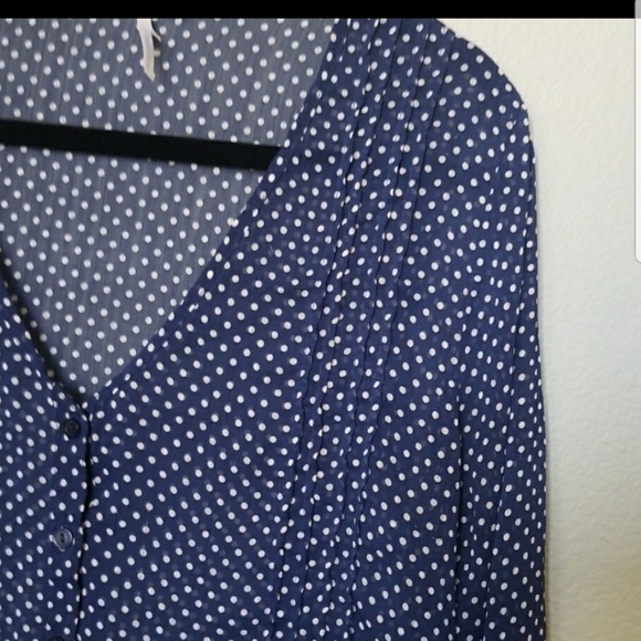 Kirra Office Romantic Retro polka dot top size small - Picture 6 of 9